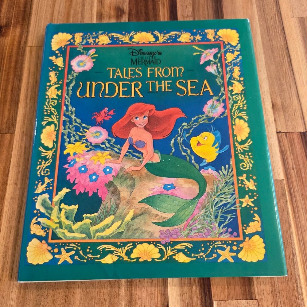 Disney's Little Mermaid 1991 Hardcover Book